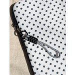 Pöttyös fekete-fehér laptop tok 15" (vízálló)