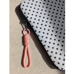 Pöttyös fekete-fehér laptop tok 15" (vízálló)