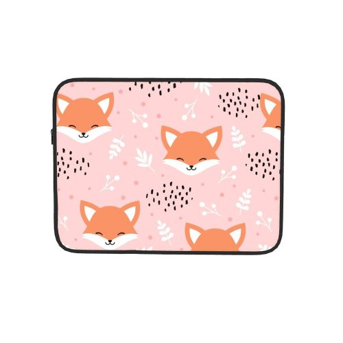 Rókás rózsaszín Laptop tok 13" (vízálló)