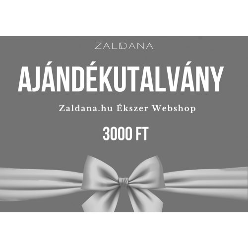 Ajándékutalvány 3000 Ft