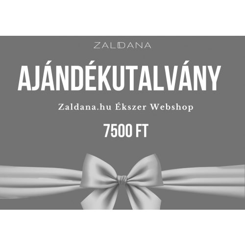 Ajándékutalvány 7500 Ft